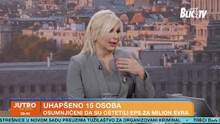 SVAĐA U PROGRAMU ZBOG HAPŠENJA 15 LJUDI  Mihajlović quotPISALA SAM PRIJAVE PROTIV GRČIĆAquot  JUTRO [upl. by Aimahs980]