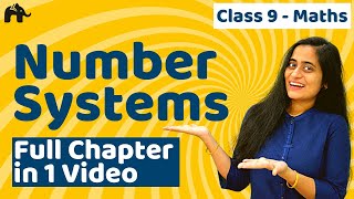 Number Systems Class 9 Maths Chapter 1 One Shot [upl. by Oza]