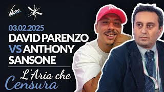 David Parenzo vs Anthony Sansone  LAria che CENSURA  La Zanzara del 03022025 [upl. by Ziguard]