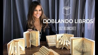 DOBLANDO LIBROS PARA DECORAR [upl. by Kellina]