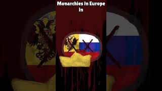 Monarchies in Europe 1914  1930  1950  2024 countryballs [upl. by Ellette910]