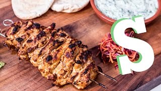 Chicken Shish Kebab Recipe  SORTEDfood [upl. by Eidnew]