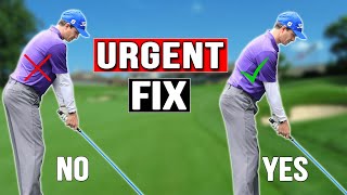 Fix Open Shoulders At Golf Address amp NEVER SLICE AGAIN [upl. by Hayotal]