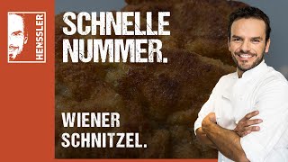 Schnelles Wiener SchnitzelRezept von Steffen Henssler [upl. by Lunneta685]