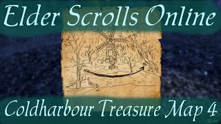 Coldharbour Treasure Map 4 Elder Scrolls Online [upl. by Bikales]