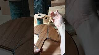 Using an andean plying tool to help create a 2ply yarn spinning handmade handspunyarn [upl. by Odlaw]