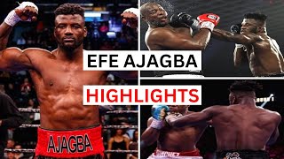 Efe Ajagba 13 KOs Highlights amp Knockouts [upl. by Gerbold]