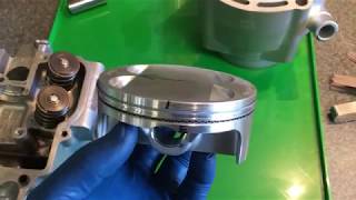 KTM Husqvarna piston rings installation tips [upl. by Enasus945]