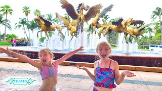 Best Tour of Atlantis Bahamas Waterpark The Cove amp Royal Resorts [upl. by Merow]