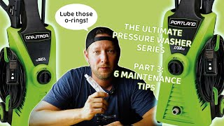 6 Pressure Washer Maintenance Tips [upl. by Josie]