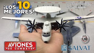 ¡LOS 10 MEJORES AVIONES DE LA COLECCIÓN AVIONES DE COMBATE  Salvat 1100 [upl. by Noach153]