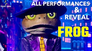 THE MASKED SINGER  FROG  All Performances and Reveal  Season 3 [upl. by Gannon]