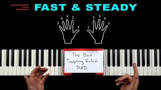 The SECRET to become FAST amp STEADY on the PIANO [upl. by Adnoraj]