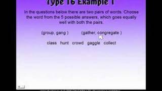 11 Plus Verbal Reasoning Type 16 [upl. by Ynna]