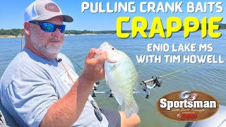 Pulling Crank Baits Crappie on Enid Lake [upl. by Nedra]