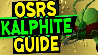 Ultimate Kalphite Slayer Guide Old School Runescape [upl. by Enirhtak785]