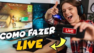 COMO JOGAR NO PC E TRANSMITIR LIVE PELO CELULAR COM AUDIO [upl. by Pinelli]