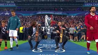 2CELLOS performance at the 2018 UEFA Champions League Final [upl. by Uase]