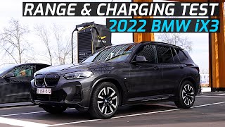 BMW iX3 2022 FACELIFT RANGE TEST AND FAST CHARGING TEST [upl. by Aslam]