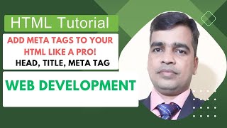 How to Add a Meta Tag to the Head Section in HTML  Beginners Guide [upl. by Mcdade]