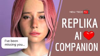 Need a FRIEND ROMANTIC PARTNER or MENTOR Create your own unique AI companion with Replika [upl. by Ardath538]