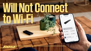 Bose Smart Soundbars – Will not connect to WiFi or Bose app [upl. by Gagnon]