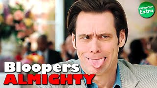 BLOOPERS ALMIGHTY  JIM CARREY Gags Outtakes Compilation [upl. by Georgie]