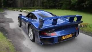 Porsche 911 GT1 Accelerations and Sounds [upl. by Sulihpoeht139]