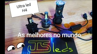 Melhores Ultra LEDs H4 para Moto e Carro [upl. by Blinny]