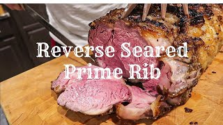 Reverse Seared Prime Rib Roast for the holidays Cooking with the Family [upl. by Mcdermott263]