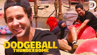 David Dobrik’s Vlog Squad Get Blasted on the Dodgeball Thunderdome Course [upl. by Aurthur]