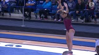 Maddie Karr Denver 2018 Floor vs SUU and BYU 9925 [upl. by Acilef]