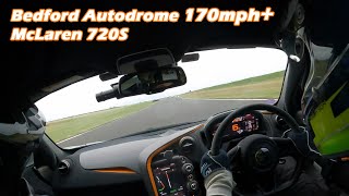 Bedford Autodrome GT  McLaren 720S  170mph [upl. by Nannoc276]