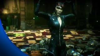 Batman Arkham Knight  All Riddler Riddles to Rescue Catwoman  Riddler Revenge [upl. by Ahsirt]