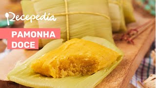 PAMONHA DOCE Uma receita super amada feita com apenas 3 ingredientes [upl. by Dearr232]