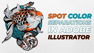 Spot Color Separations for Screen Printing In Adobe Illustrator [upl. by Eidod]