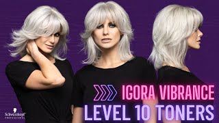 Toning Platinum Blonde w IGORA VIBRANCE LEVEL 10 TONERS 🤍 Jack Martin  Schwarzkopf Professional [upl. by Ronel]