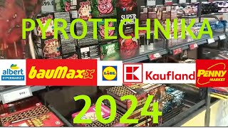 Pyrotechnika v obchodech 2024  Lidl Baumax Hyper Albert Penny Kaufland [upl. by Dusa588]