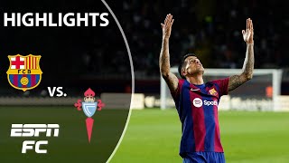 BARCELONA WITH THE COMEBACK 👏 Barcelona vs Celta Vigo  LALIGA Highlights  ESPN FC [upl. by Ninos136]