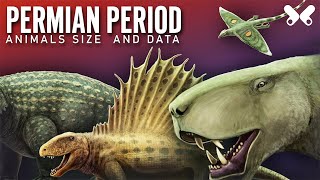 PERMIAN PERIOD animals size comparison and data Paleoart [upl. by Keiko]