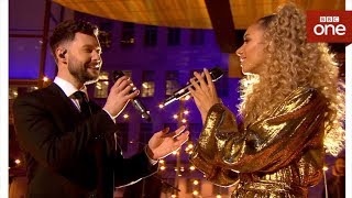 Calum Scott and Leona Lewis duet You Are The Reason live  The One Show  BBC [upl. by Libys419]