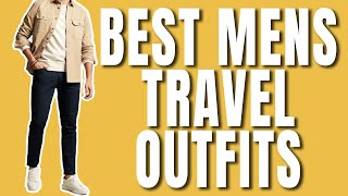 5 Stylish Travel Outfits For Men  Mens Fashioner  Ashley Weston [upl. by Algernon828]