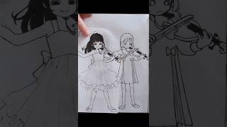 こういうこと、よくあるよね。 月曜日戦争 パラスト イラスト アニメ バイオリン illustration drawing art anime violin short [upl. by Bidle]