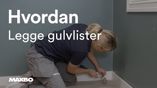 Hvordan legge gulvlister [upl. by Enivid]