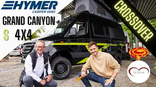 🤯 Offroad Camper Van  Hymer Grand Canyon S Crossover 4x4  Güma TV  2021 [upl. by Arrat294]