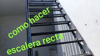 😎Facil Como hacer escalera recta [upl. by Ames]