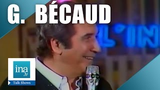 Gilbert Bécaud quotLamour le tabac lalcool et la chansonquot  Archive INA [upl. by Eednac420]