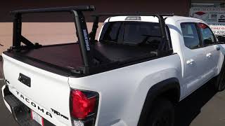 Toyota Tacoma Retrax Truck Bed Cover amp Yakima OverHaul HD Rack System [upl. by Einon]