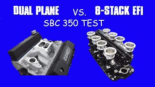 SBC EFI STACK INJECTIONDOES IT WORK FULL DYNO RESULTS [upl. by Weisberg327]