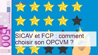 SICAV et FCP  comment choisir son OPCVM [upl. by Chloe]